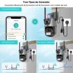 CAMARA DE SEGURIDAD PTZ DUAL CON ZOOM OPTICO 5K - Imagen 4