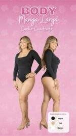 FAJA MOLDEADOR MANGA LARGA CUELLO REDONDO - Imagen 3