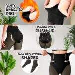 PANTY EFECTO PIEL CON FAJA Y PUSH UP
