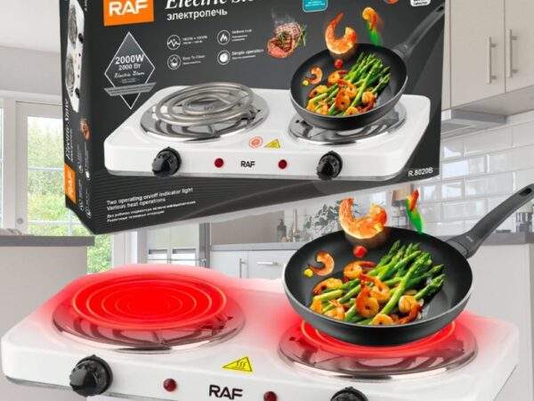 COCINA ELÉCTRICA 2 HORNILLAS RAF R.8020B