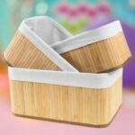 CESTO ORGANIZADOR DE BAMBU X3 - Imagen 2