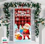 FUNDA NAVIDEÑA DE PUERTA GRANDE 🎄🎅🏻 - Imagen 3