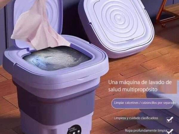 MINI LAVADORA PLEGABLE DE 9 LITROS CALIDAD PREMIUM 