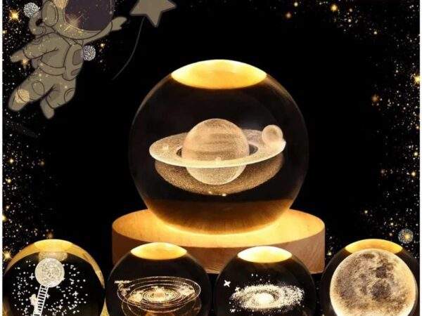 LAMPARA ESFERA 3D GRANDE 🤩✨