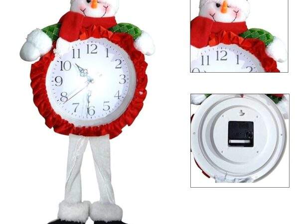 RELOJ NAVIDEÑO DE PATILARGAS 🕰️⛄