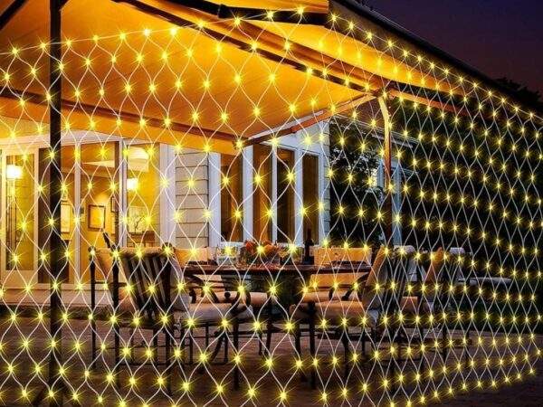 MALLA DE LUCES LED PARA EXTERIORES
