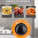 COCINA ELÉCTRICA 2 HORNILLAS RAF R.8020B - Imagen 3