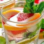 SET DE 6 VASOS DE VIDRIO GRUESO RESISTENTA FACETADO HORSE - Imagen 2