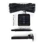 TIRA DE LUCES LED NAVIDEÑAS CON PANEL SOLAR DE 9 METROS - Imagen 4