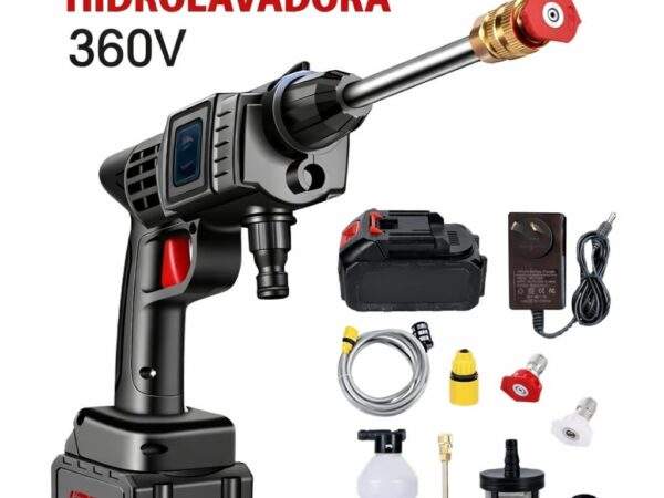 HIDROLAVADORA INALÁMBRICA 360V DE DOBLE BATERÍA