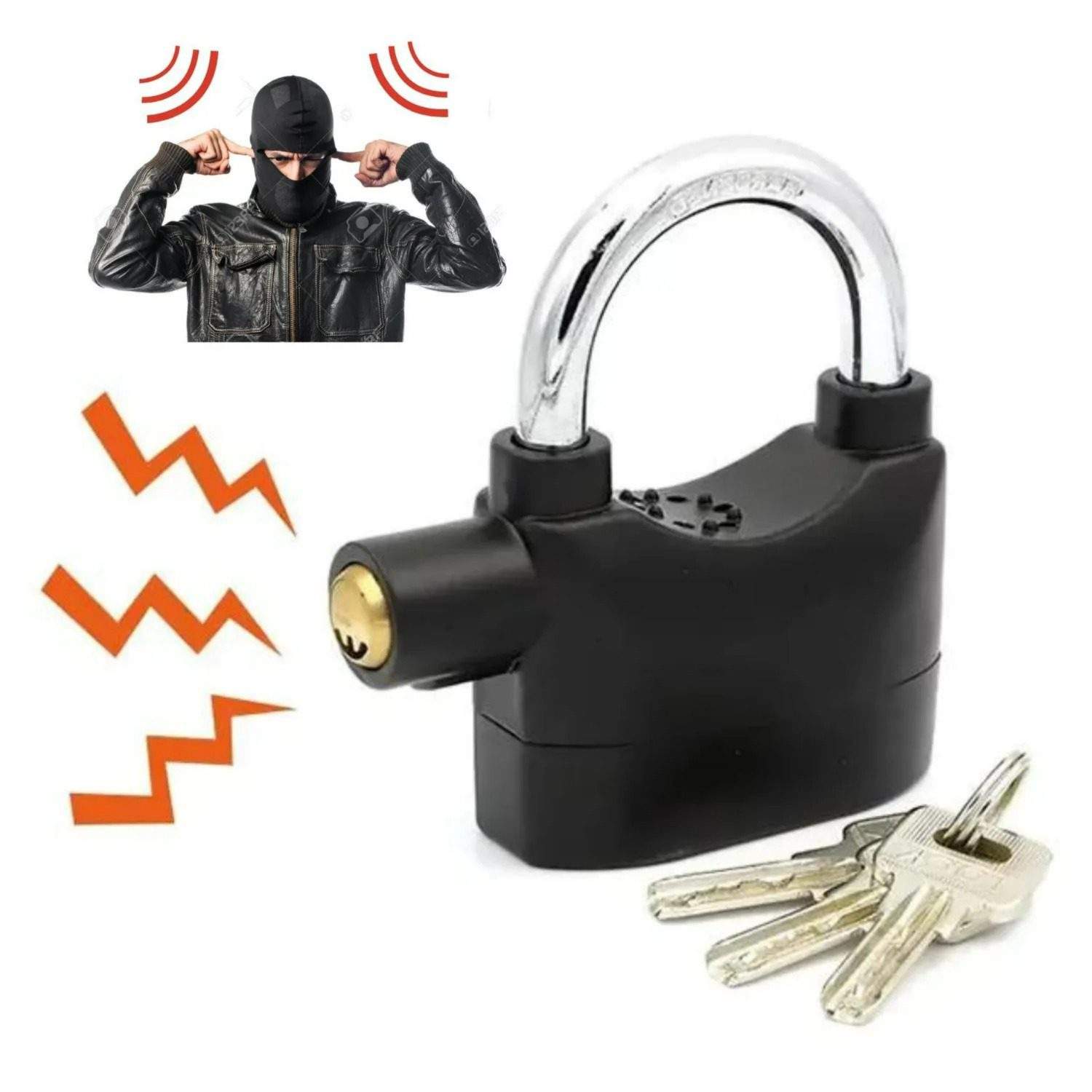 Candado con alarma CANDADO CON ALARMA - Imagen 1