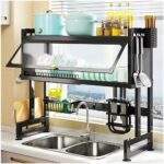 ESCURRIDOR DE PLATOS PARA FREGADERO CON TAPA