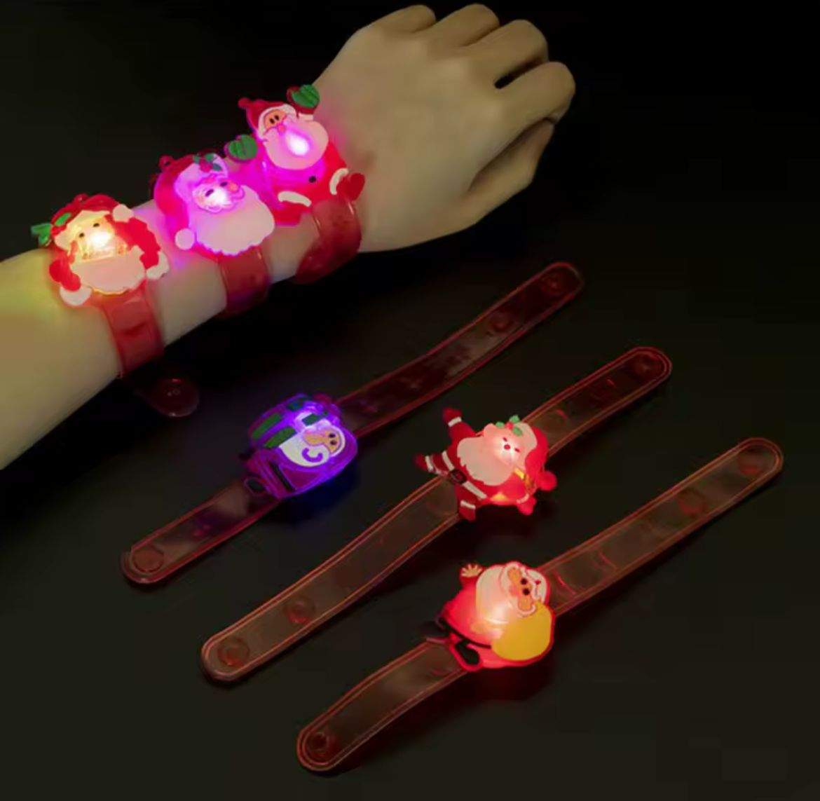 Pulsera brazalete navideno con luces %e2%8c%9a%ef%b8%8f PULSERA BRAZALETE NAVIDEÑO CON LUCES ⌚️ - Imagen 1