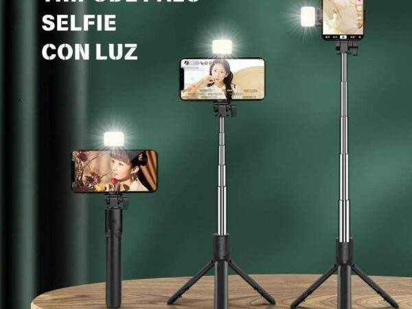 PALO SELFIE CON LUZ Y BLUETOOH 
