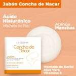 JABON CONCHA NACAR CON ACIDO HIALURONICO - Imagen 3
