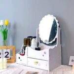 ORGANIZADOR DE MAQUILLAJE ESPEJO REDONDO  - Imagen 2