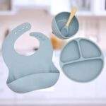 SET BABERO Y PLANTOS DE SILICONA PARA BEBE - Imagen 2