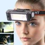 LINTERNA PARA CABEZA MODELO FARO 2 EN 1