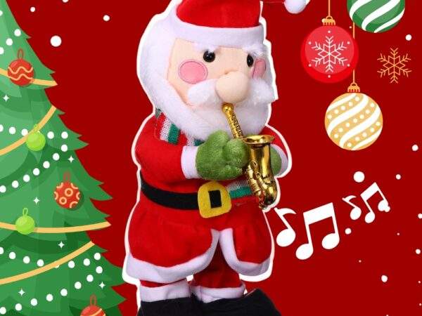 MUÑECOS NAVIDEÑOS MUSICALES CON REPETIDOR DE VOZ