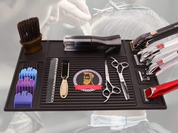 TAPETE IMANTADO/MAGNETICO PARA ORGANIZAR HERRAMIENTAS DE BARBERIA
