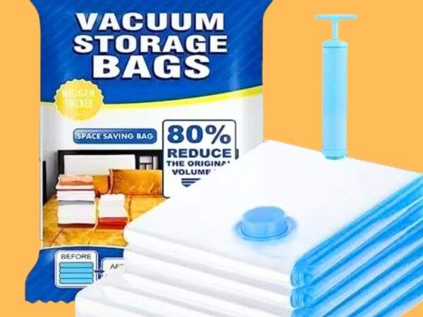 SET DE 5 BOLSAS AL VACIO CON SUCCIONADOR 