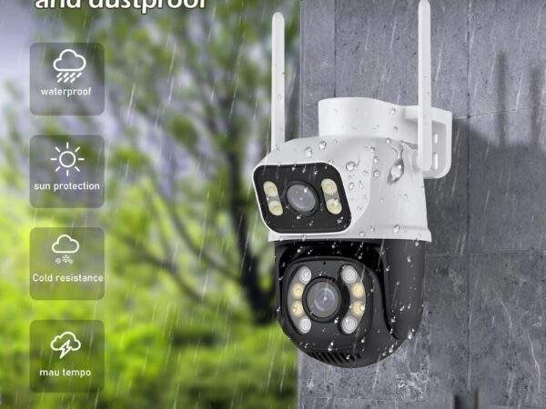 CÁMARA DOBLE LENTE IP66 PARA EXTERIORES