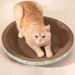 RASCADOR DE CARTÓN REDONDO PARA GATOS