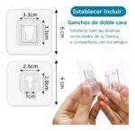 PERCHERO COLGADOR ADHESIVO HEMBRA Y MACHO - Imagen 4