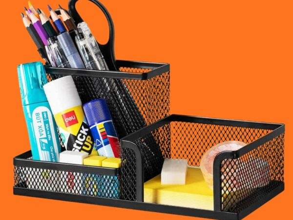 ORGANIZADOR ESCRITORIO METAL 3 DIVISIONES