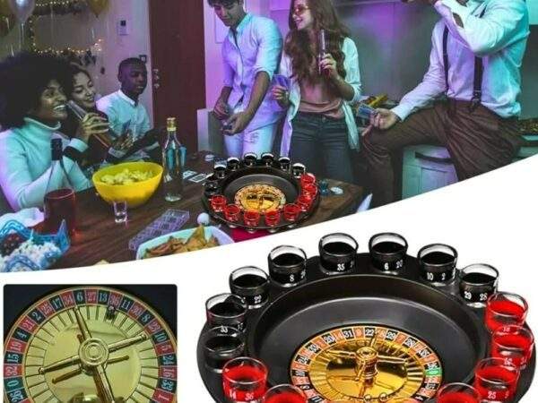 RULETA DE TIROS GIRATORIAS DE FIESTA PARA TRAGOS