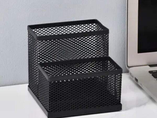 ORGANIZADOR DE ESCRITORIO DOBLE COMPARTIMIENTO