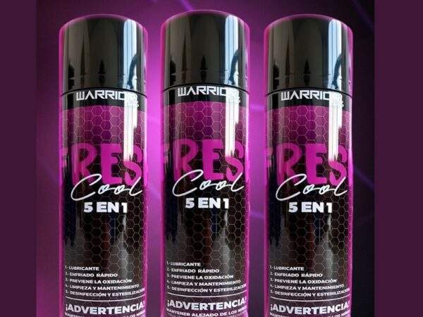 DESINFECTANTE WARRIOR PLUS 5 EN 1 DE 500ML FRESH COOL