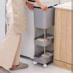 TACHO DE BASURA CON CARRITO ORGANIZADOR - Imagen 2