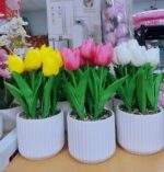 MACETAS CON FLORES TULIPAN DE 25 X 10 CM - Imagen 4