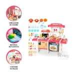 JUGUETE COCINA REALISTA DE 45 PIEZAS - Imagen 3