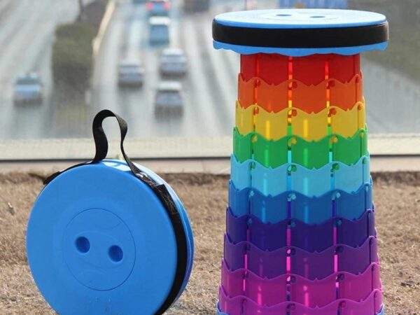 BANCO PLEGABLE PORTATIL MULTICOLOR
