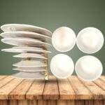 SET DE LOZA ELEGANTE BLANCO - Imagen 3