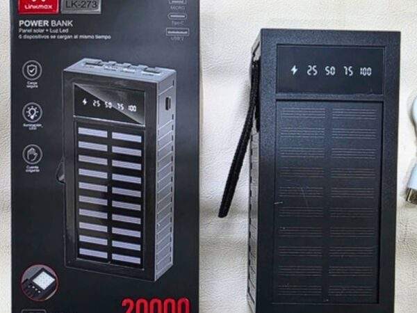 POWERBANK SOLAR DE 20000 mAh – LK273
