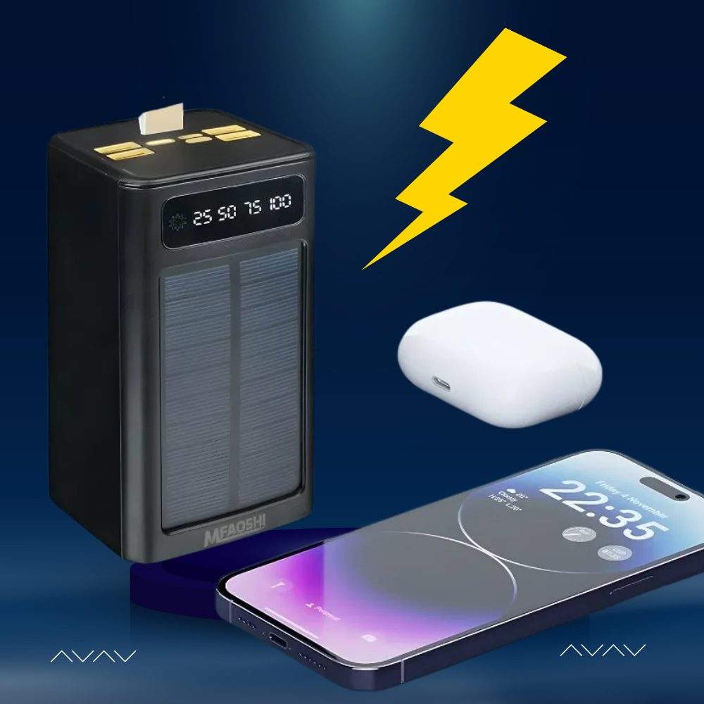 TAMAÑO CATALOGO VIRTUAL (64) POWER BANK SOLAR DE 50000 mAh - LK551 - Imagen 1