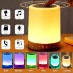 PARLANTE / LAMPARA TOUCH CON LUZ LED