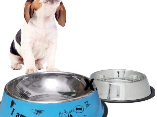 PLATO DE METAL PARA MASCOTA