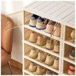 ORGANIZADOR ZAPATERA DE 6 NIVELES PARA 12 PARES PLEGABLE ACRÍLICO - Imagen 4
