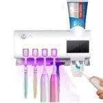 DISPENSADOR DE PASTA DENTAL CON PORTA CEPILLOS Y ESTERELIZADOR UV - Imagen 2