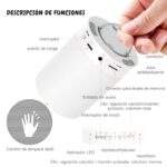 PARLANTE / LAMPARA TOUCH CON LUZ LED - Imagen 4