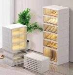 ORGANIZADOR ZAPATERA DE 6 NIVELES PARA 12 PARES PLEGABLE ACRÍLICO - Imagen 3
