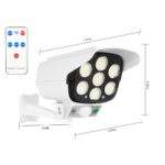 LÁMPARA SOLAR CON SENSOR TIPO CÁMARA - Imagen 3