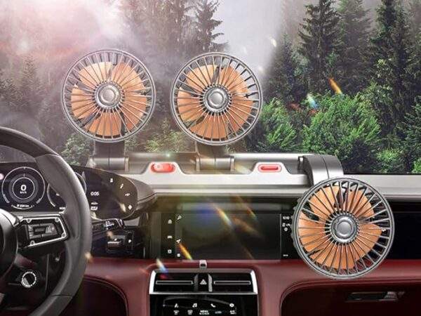 VENTILADOR DE AUTO DE 3 CABEZALES