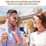 VENTILADOR RECARGABLE DE MANO 3 VELOCIDADES - Imagen 3