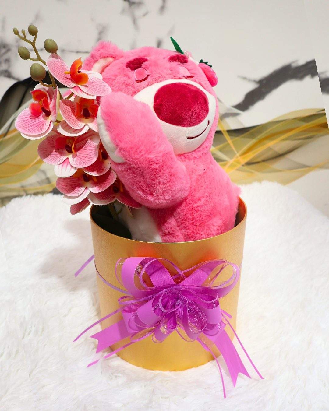Combo lotso dormilon mas orquideas COMBO LOTSO DORMILON MAS ORQUIDEAS - Imagen 1