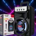 PARLANTE CON MICROFONO GRANDE 4"